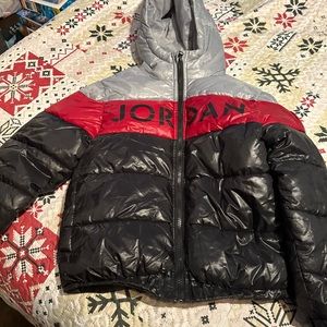 Boys size small jordan winter jacket ..